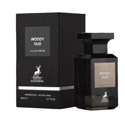 خرید عطر ادکلن اَلحمرا وودی عود (مشابه تام فورد عود وود) | Alhambra Woody Oud